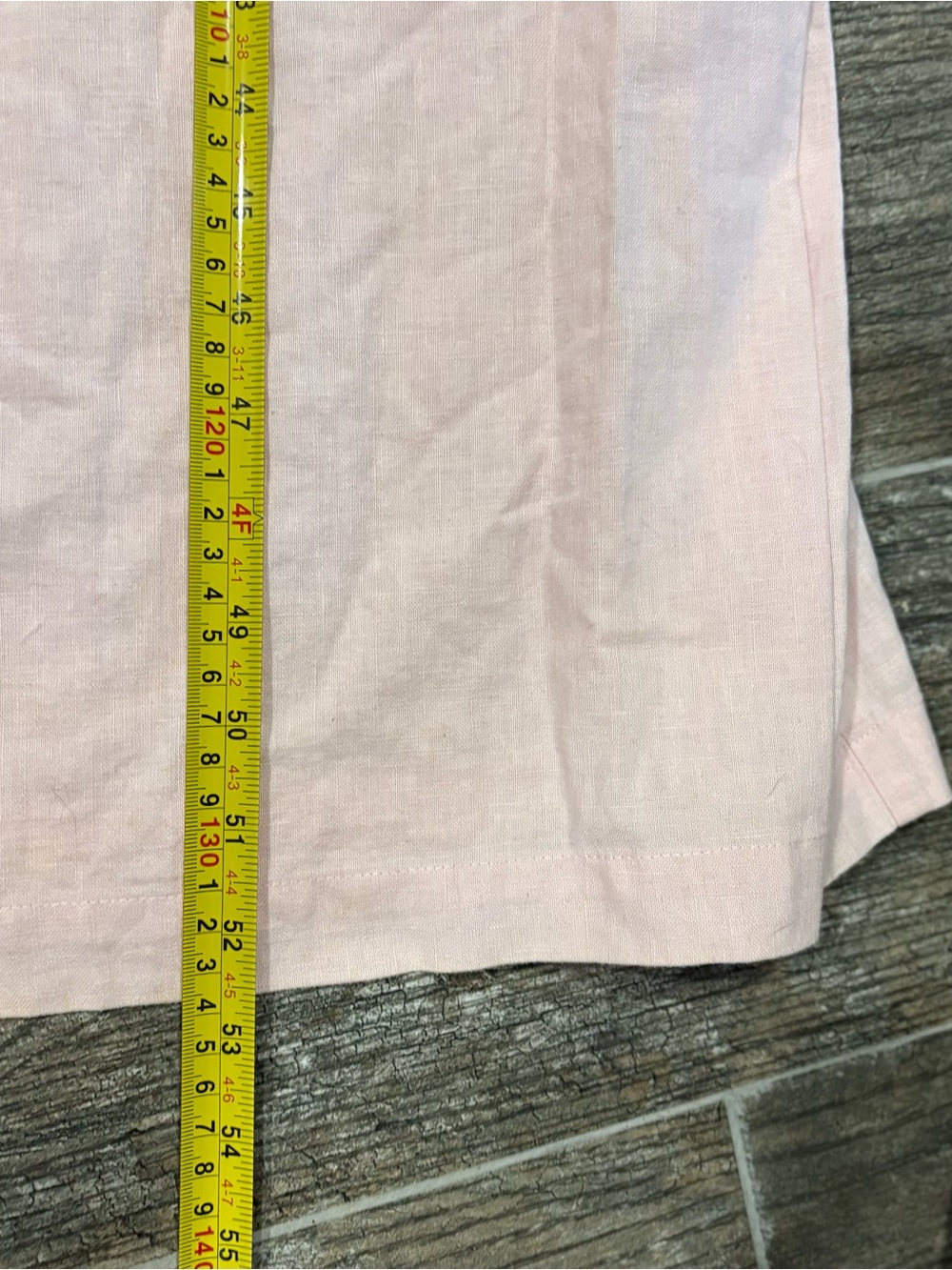 Karen Scott Linen Blend Pink Sleeveless Dress Plus Sz 3X Classic Button Detail - Picture 6 of 9